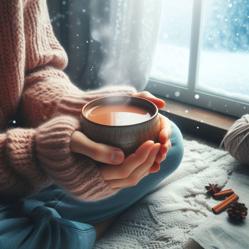 persona tomando chai de la india